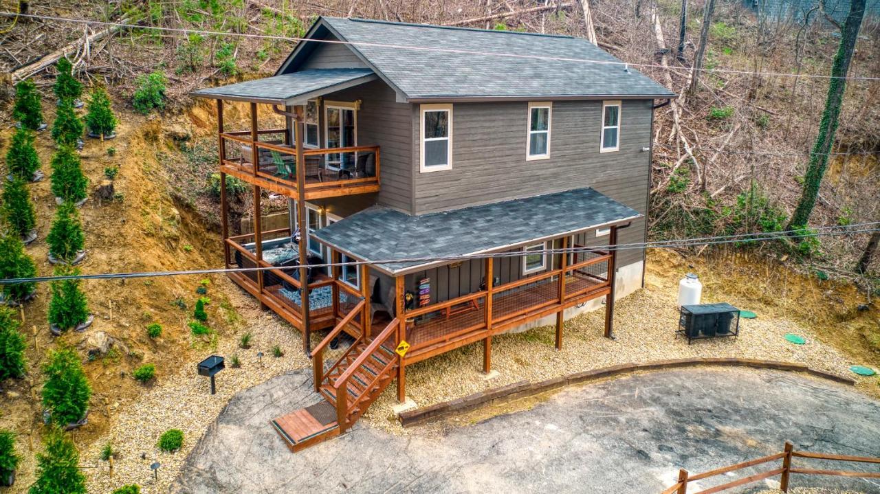 Mins To Gburg Sleeps 8 Hot Tub Arcade Area Pool Villa Gatlinburg Exteriör bild